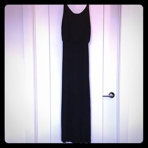 Black maxi dress